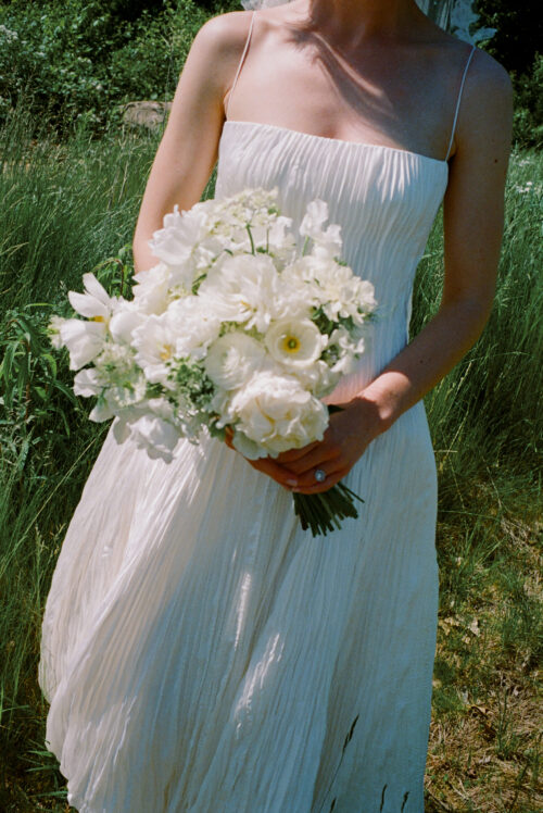 Romantic couple portraits at Kingdom of the Hawk wedding in Connecticut vineyard.